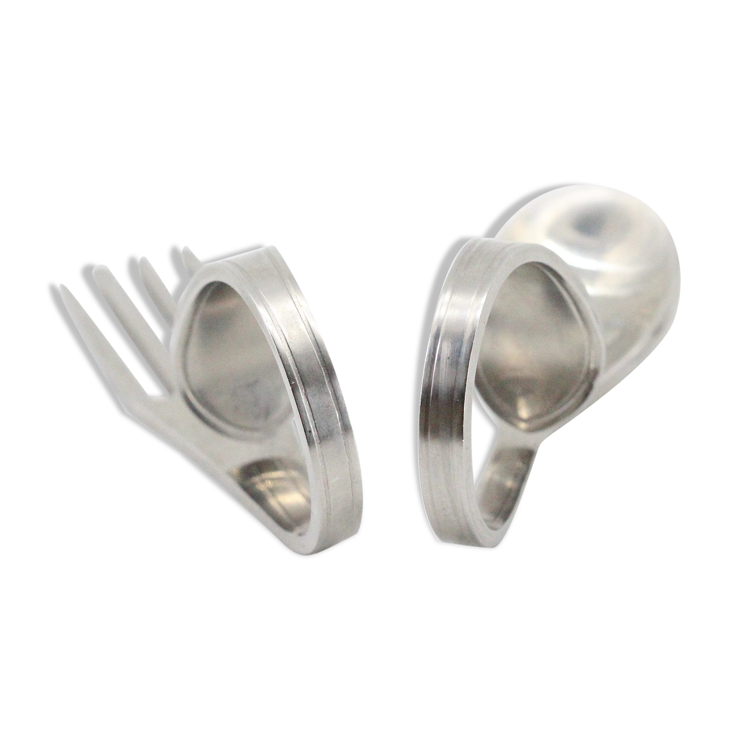 Spoon fork towel round