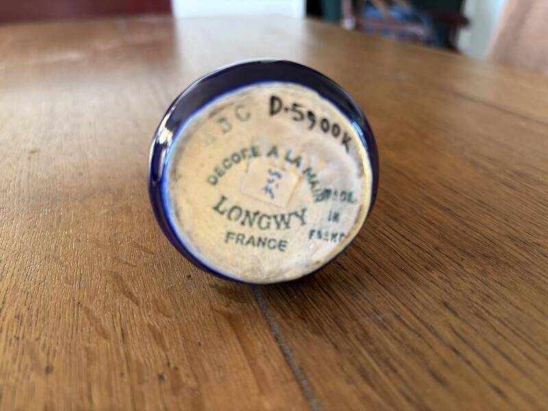 3 vases miniatures longwy