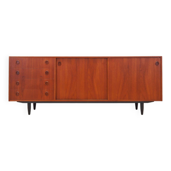 Buffet en teck, design danois, années 1970, production : Danemark