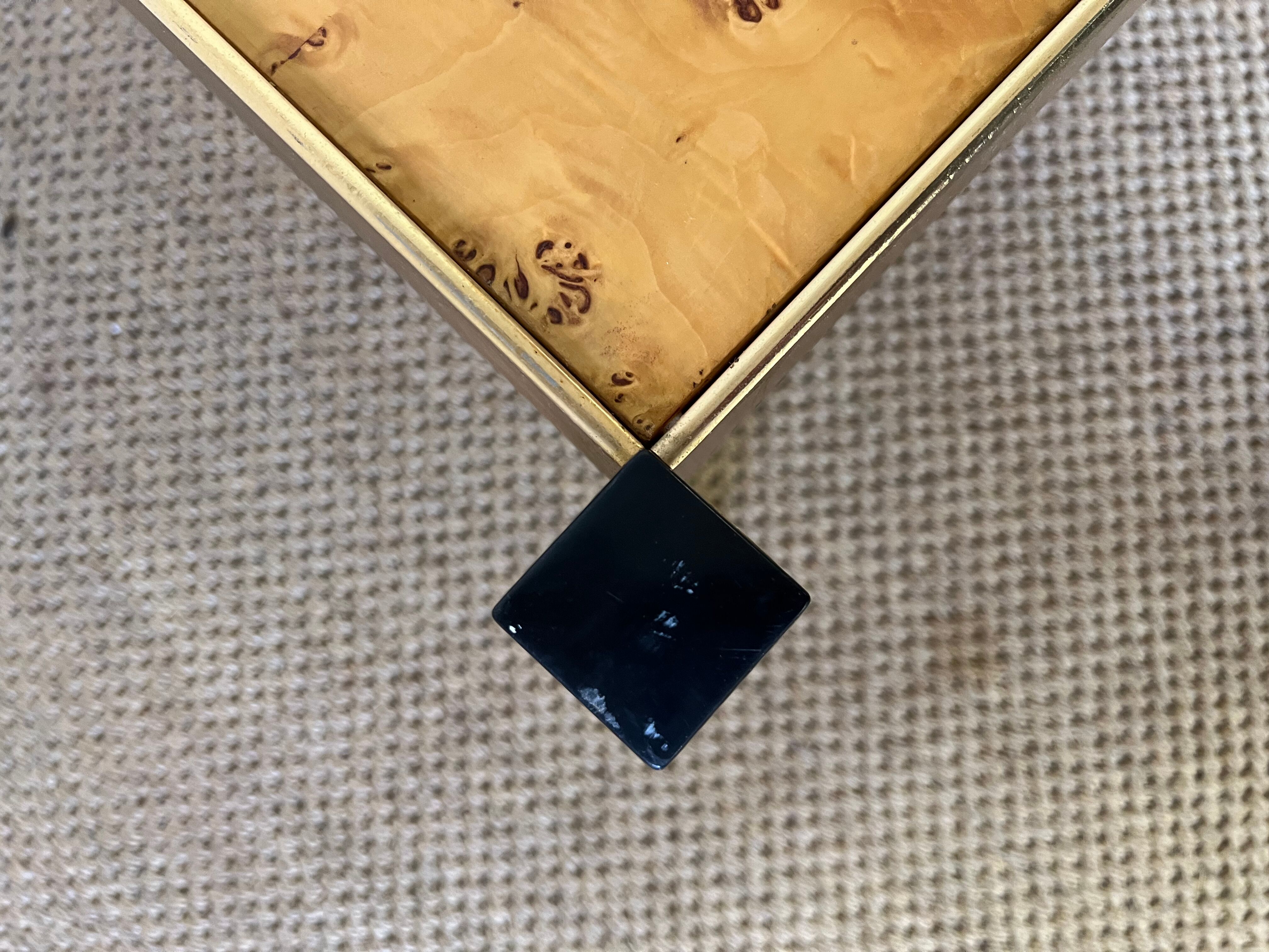 Elm magnifying glass coffee table