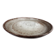 Large round stoneware dish signed Vallauris origin Diameter 30 cm