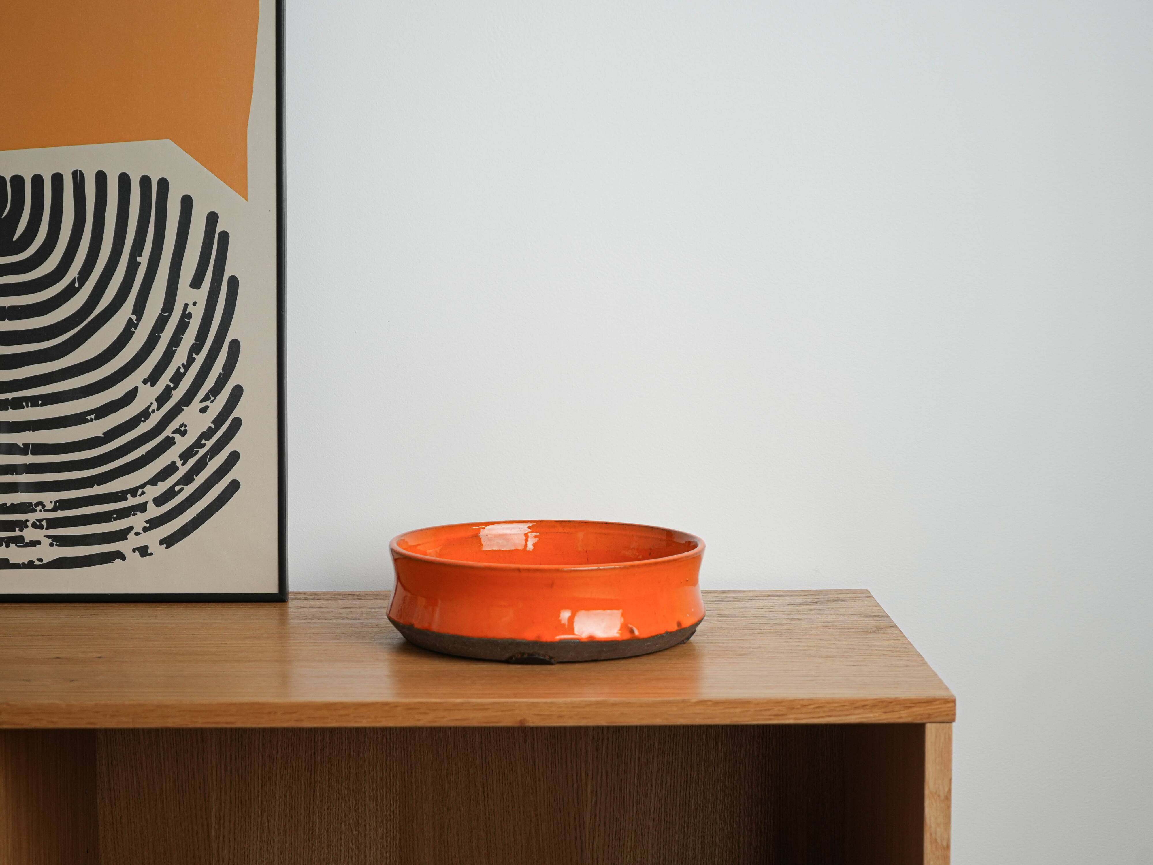 Ceramic bowl, Danish design, 1960s, made in Denmark