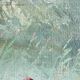 Large vintage original landscape dog oil painting