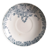 Saint Amand plate by Lebacqz & Bouchart, Colombier decoration, early 20th century
