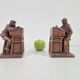 Resin Teacher and Student Bookends from Henzo, 1950s, Set of 2