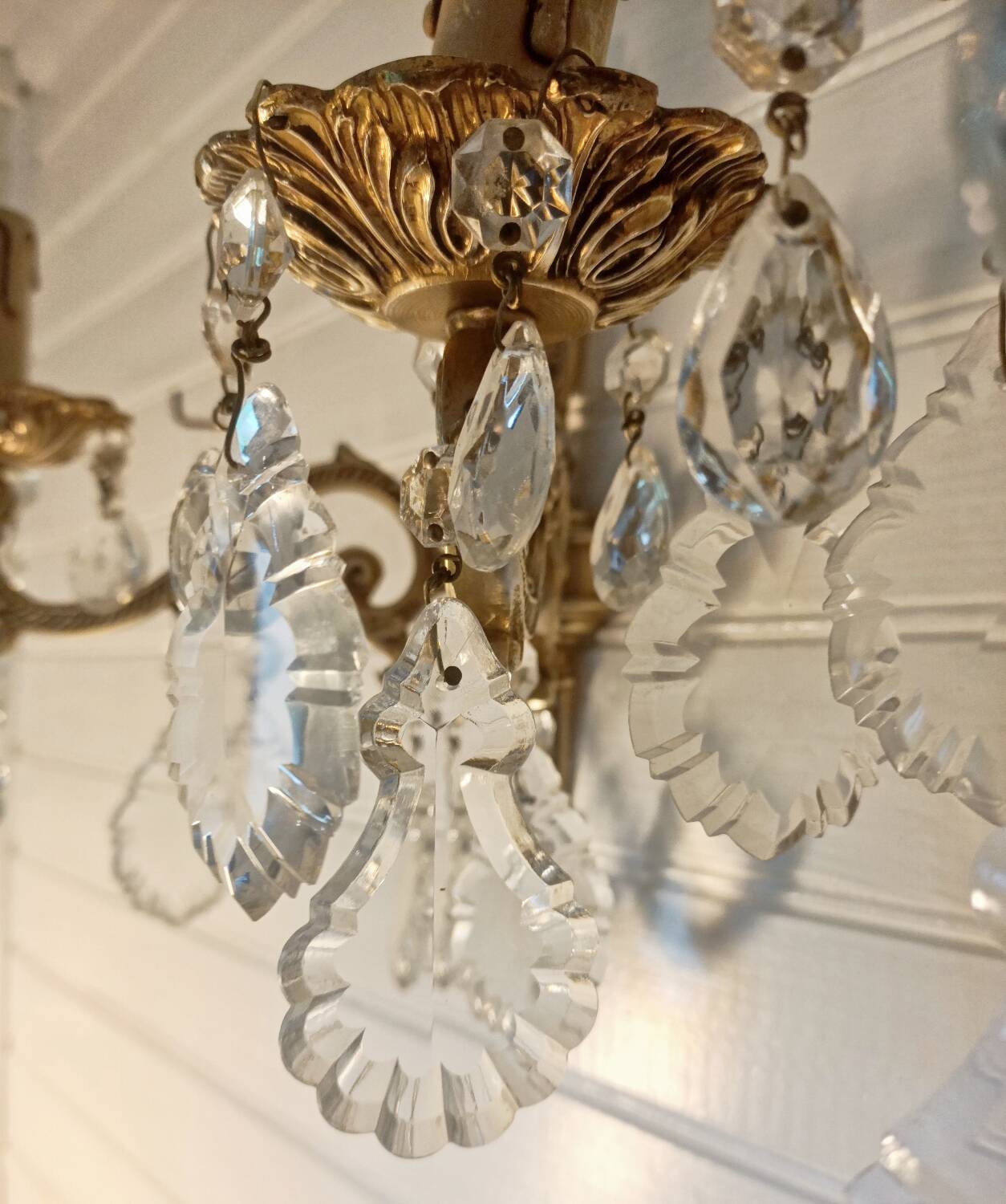 Pair of tassel sconces