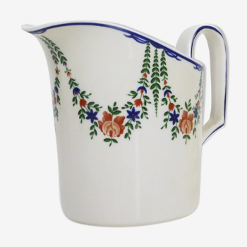 Villeroy and Boch ceramic creamer, Elysée model, milk jug, vintage, France, 1980