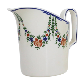 Villeroy and Boch ceramic creamer, Elysée model, milk jug, vintage, France, 1980