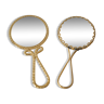 Hand-facing mirrors porcelain from Vintage Limoges