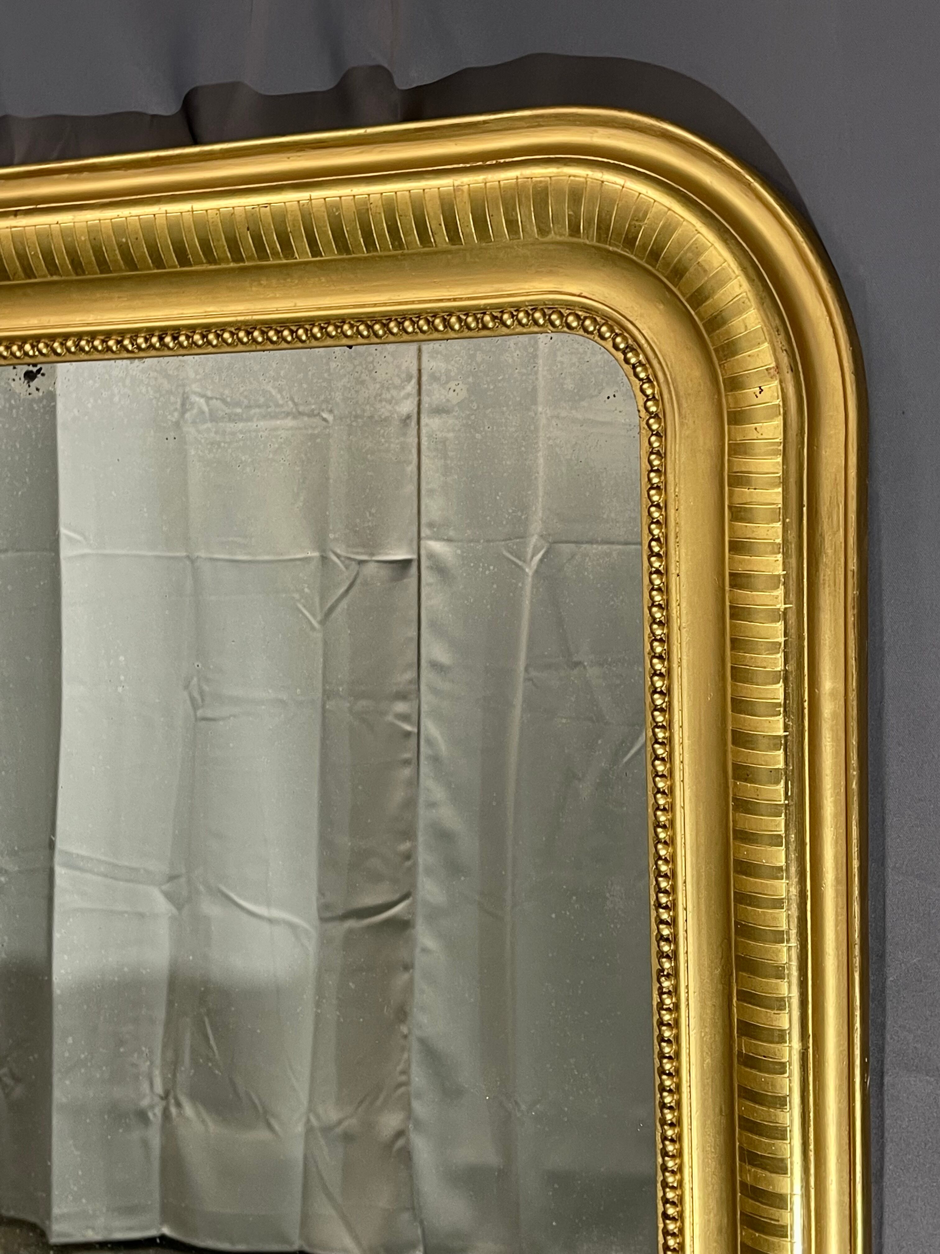 Mirror 141x101 cm Louis-Philippe era very good condition