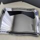 Stainless steel serving tray 44.5 x 33 cm