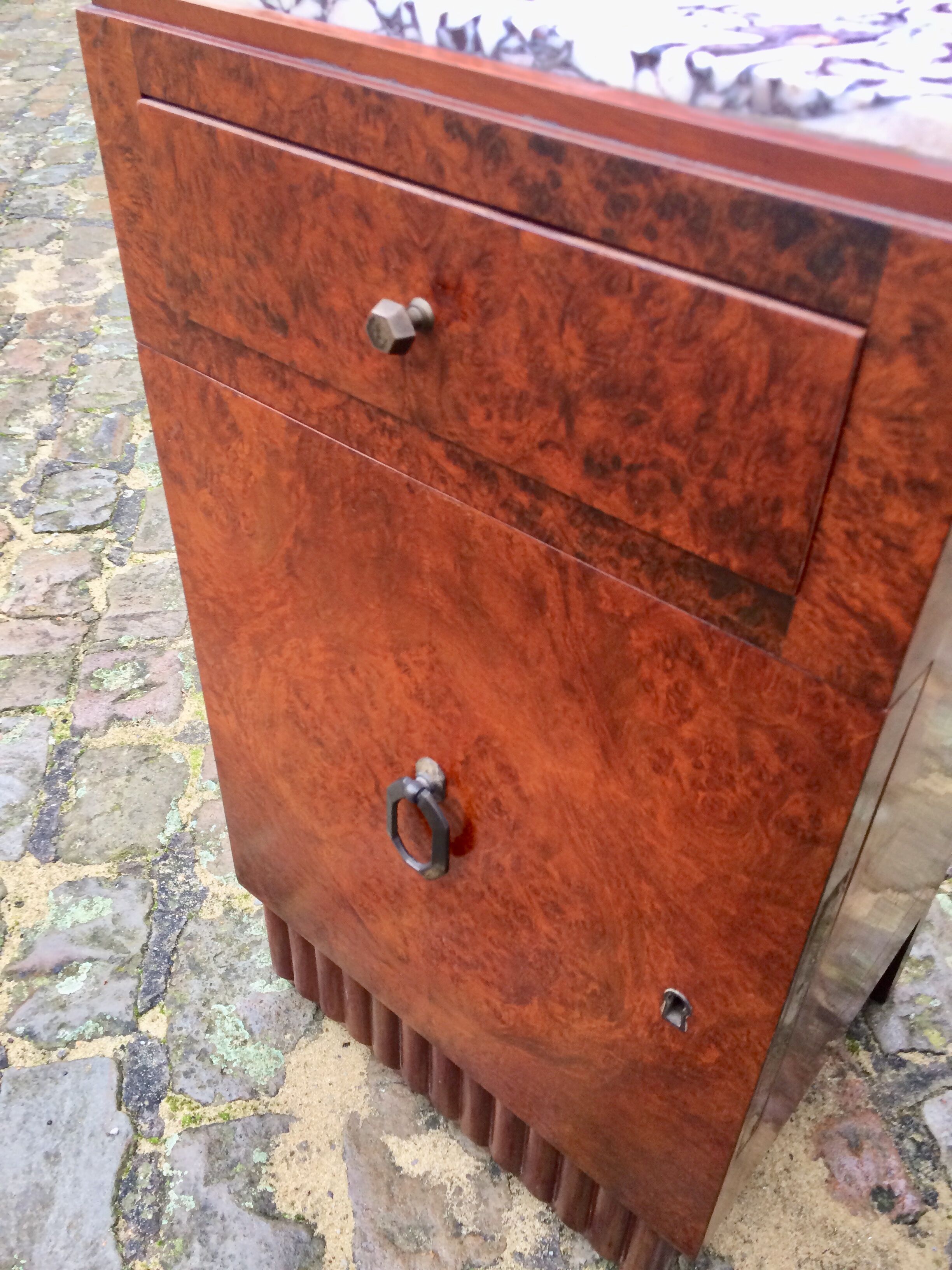 Art deco bedside pair
