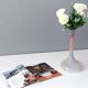 Vintage pastel colors polychrome murano glass flower vase, italy