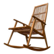 Mid-century German rattan rocking chair from Deutschen Werkstätten Hellerau, 1960s.