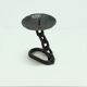 Brutalist Wrought Iron Candle Holder 1970s