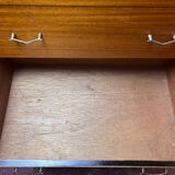 Commode rétro vintage en teck du milieu du siècle par Beeanese – 1960 Élégante