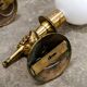 Paire appliques murales vintage en laiton maison Jansen 1950