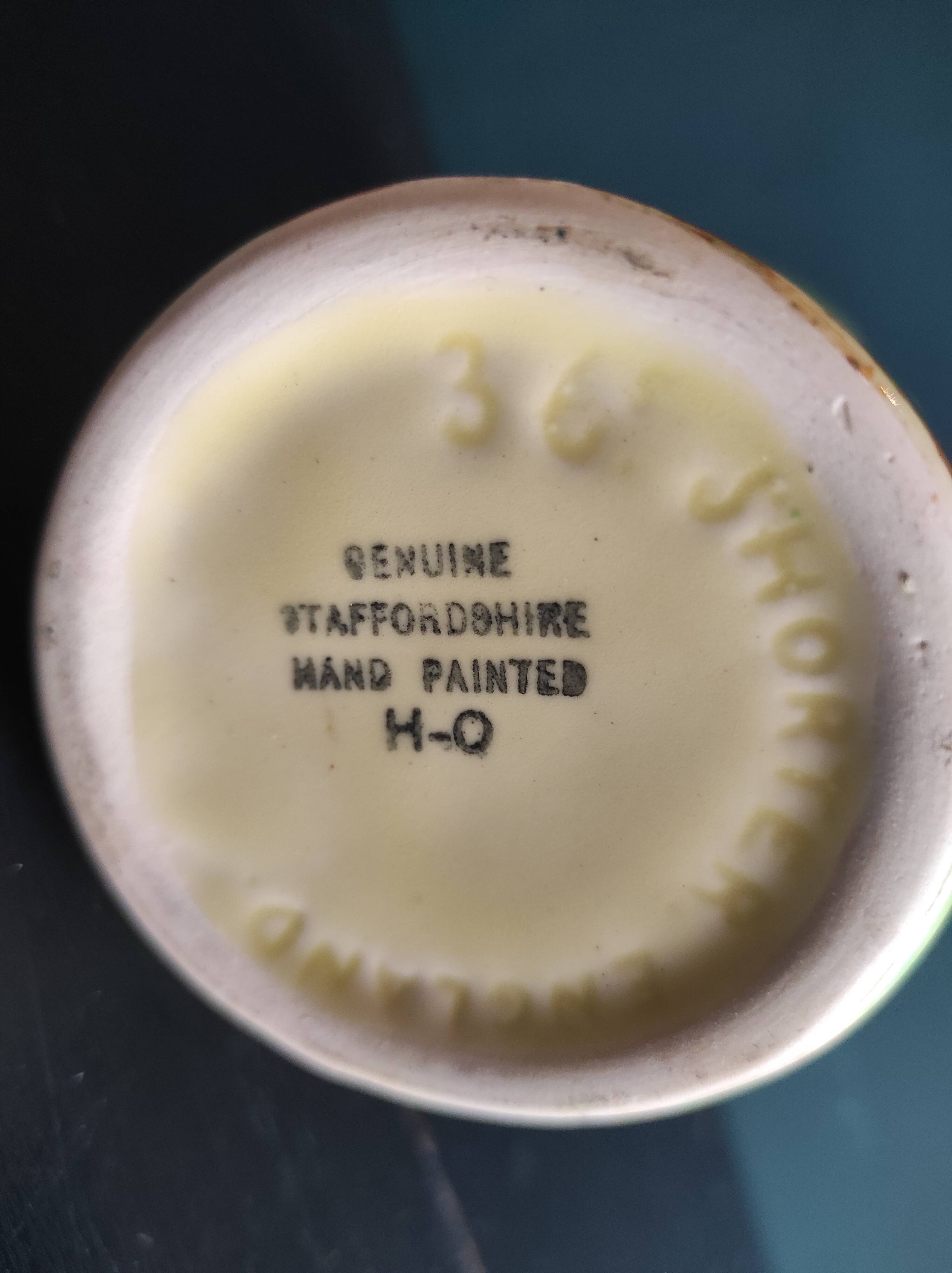 Vintage water jug in the shape of a corncob, Staffordshire