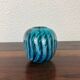 Handcrafted blue glass vase by Phoenician Glass Malta