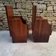 Pair of teak bedside tables