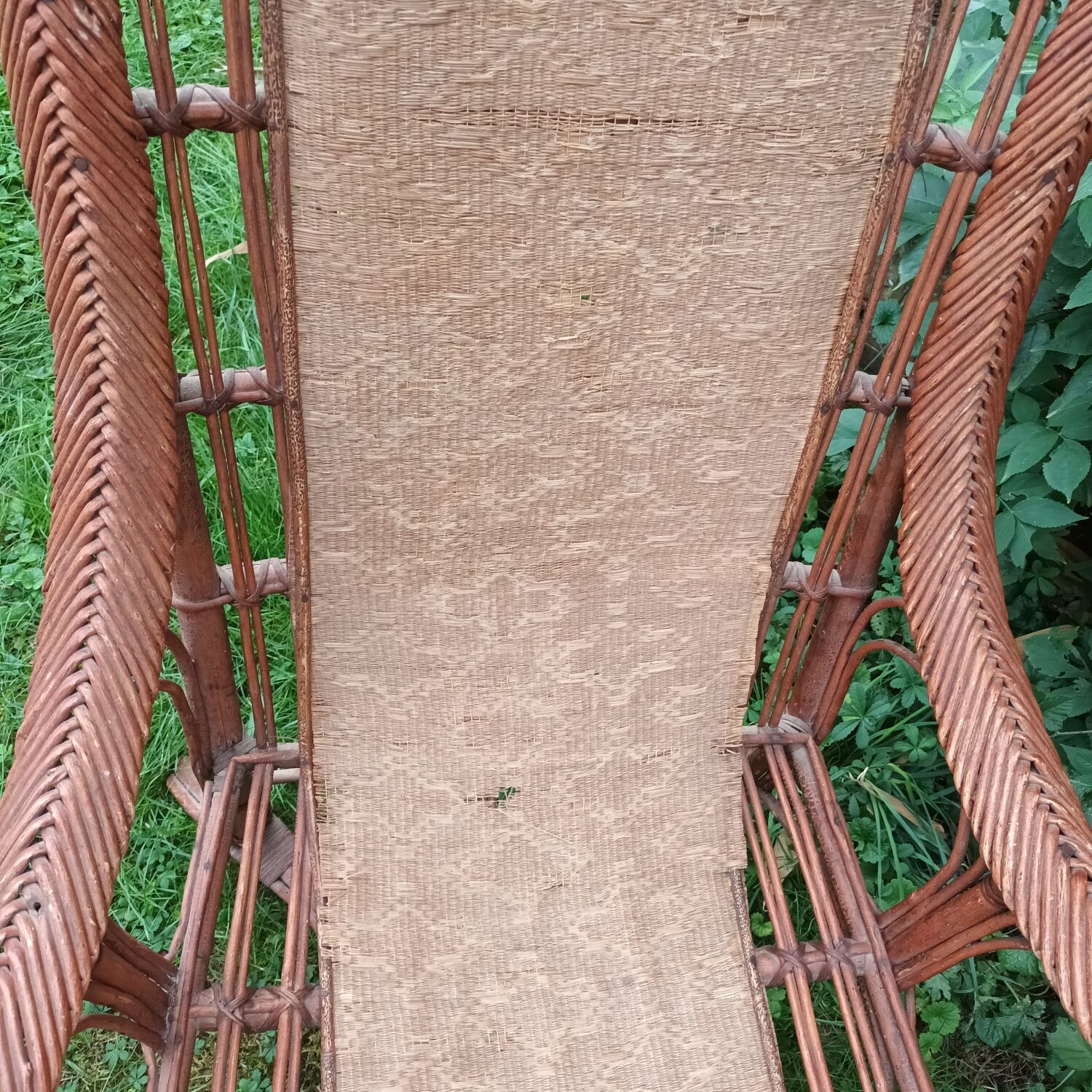 Rattan armchair