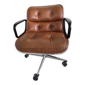 Fauteuil design Charles Pollock pour Knoll