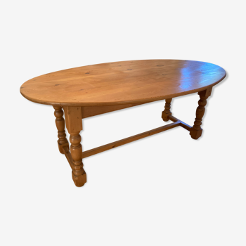 Table en bois avec rallonges