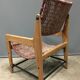 1950's very original french rope lounge chair