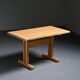 Solid pine table, Les Arcs, France.