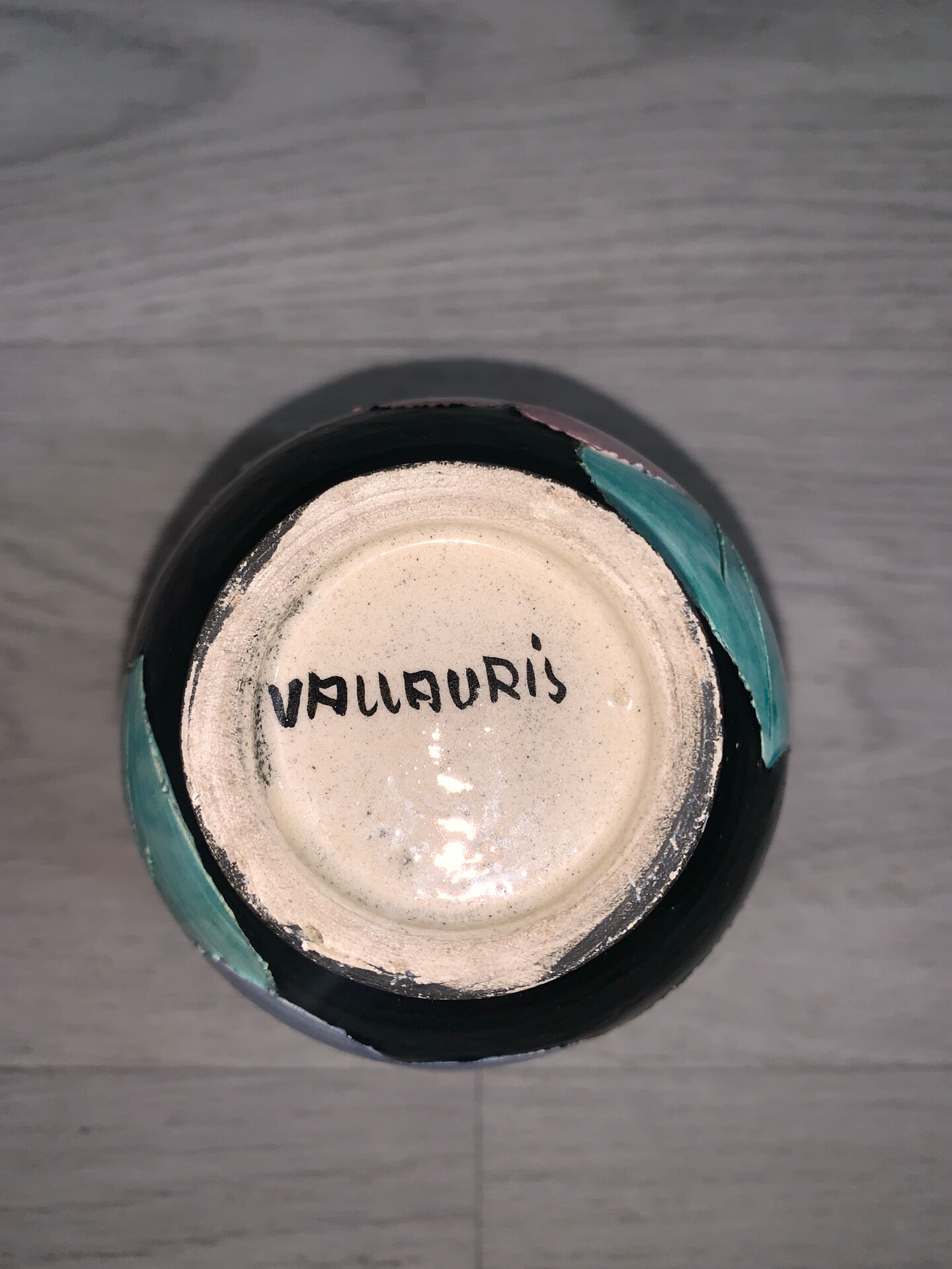 Vase boule, soliflore vintage de Vallauris