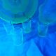 Uraline shot service: tray, carafe and 4 glasses