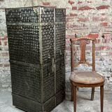 Bar trunk/storage unit in embossed steel 1980