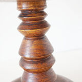 Vintage turned wooden fruit cup