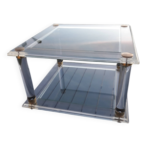 table basse plexiglas