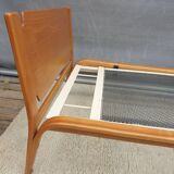 Bow Wood bed 190x80 Daybed Steiner 1950