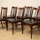 Set of 6 Scandinavian chairs in rosewood, 1960.