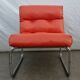 Orange pixi model armchair designed for Ikea by designer Gillis Lundgren 1970