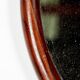 Large round Danish rosewood mirror by Vildbjerg Mobelfabrik 1960.