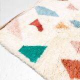 Moroccan Berber rug, Beni Ouarain terrazzo, 2.88x1.97m