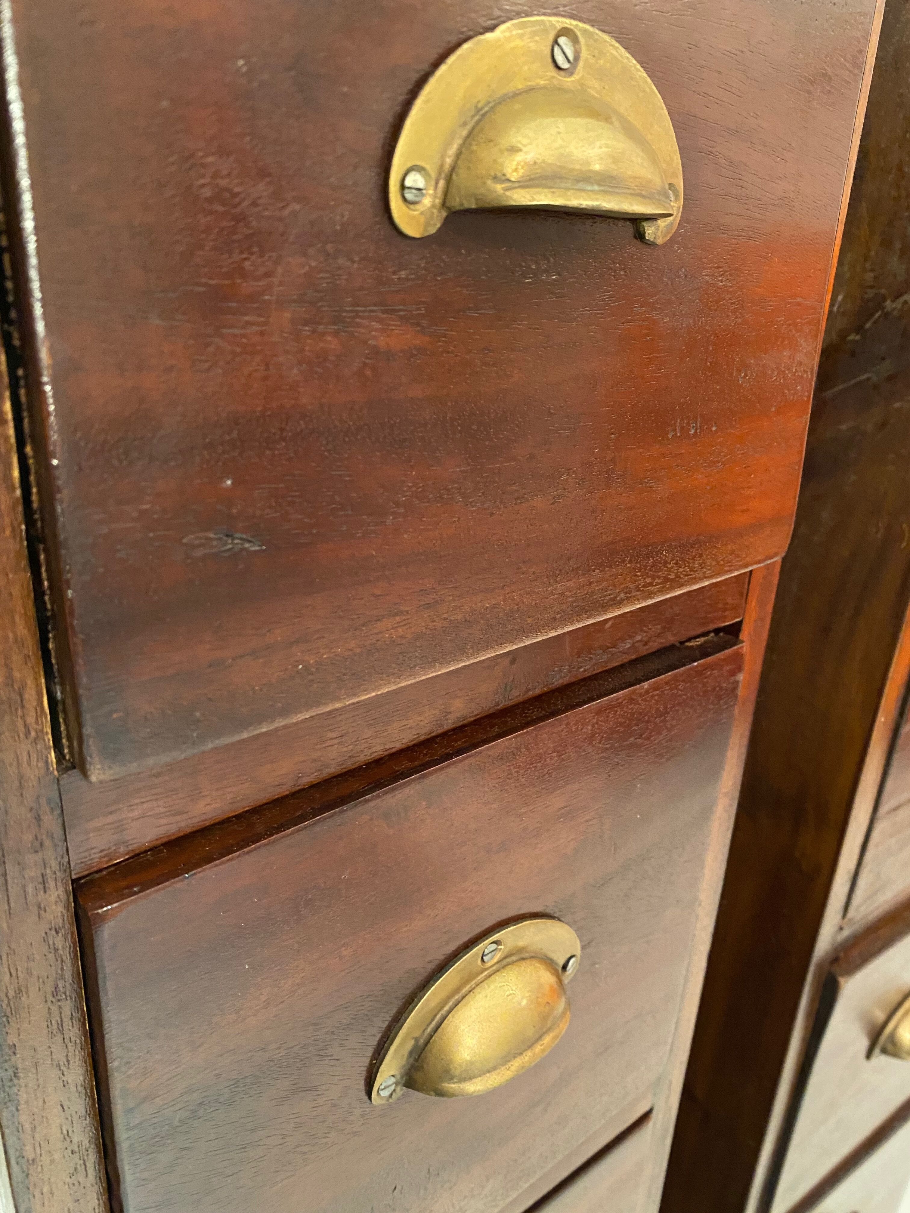 Pair of industrial furniture column 1950