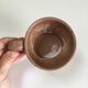Set of 5 handcrafted ceramic mugs – terracotta