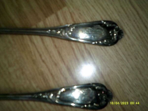 couvert en métal argenté christofle 19 éme siécle monogrammé