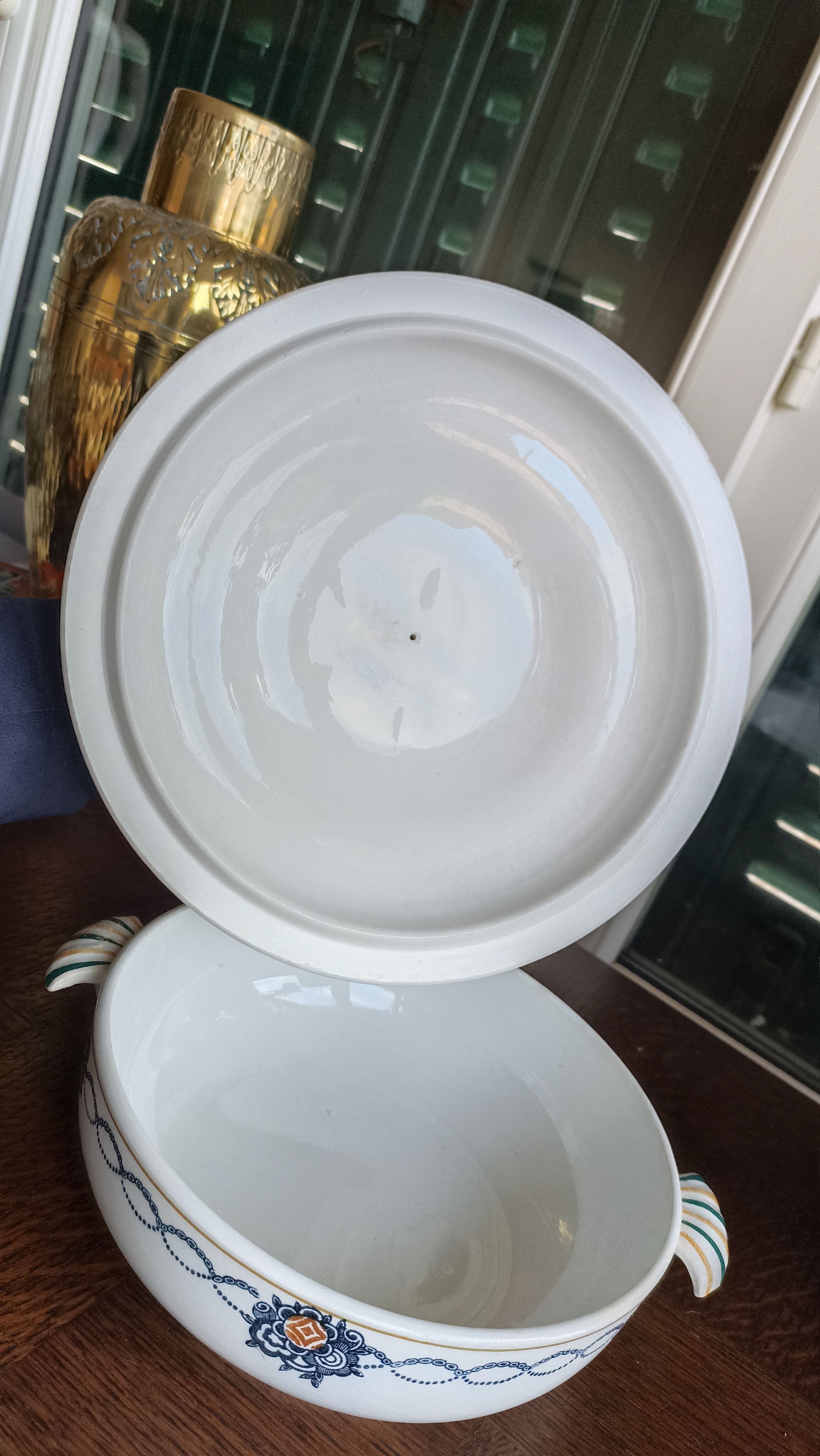 Old vegetable tree in iron earth by Saint-Amand