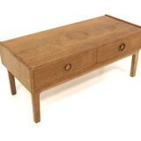 Commode basse scandinave en chêne, Suède, 1960