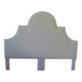160 headboard upholstered in off-white bouclé fabric