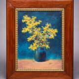 Jules-Joseph Pierrugues (born in 1866). "Still Life with Mimosa."