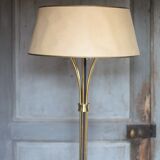 1950s floor lamp published by Maison Arlus, vintage standing lamp.