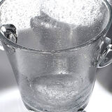 Champagne bucket in glass of biot