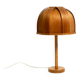1970s Swedish pine bent veneer table lamp by GB Solbackens Svarveri