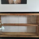 Solid wood cobbler's display case